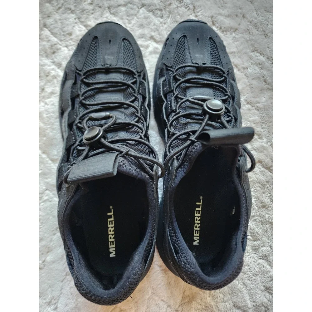 Merrell Speed Fusion Stretch Black Hiking Sandals Mens 11 Vibram J005011